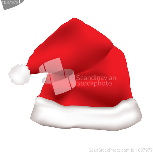 Image of red father christmas hat