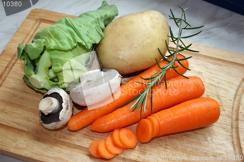 Image of Vegetables ready to prepare a meal