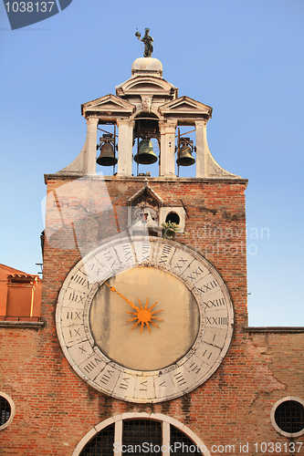 Image of Historic clock at the Rialto