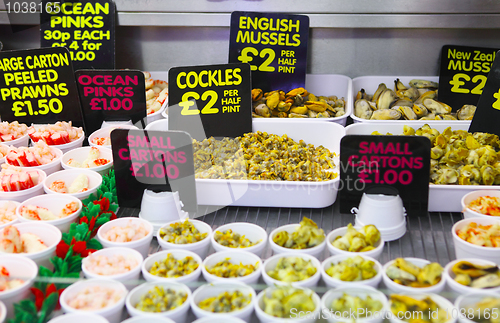 Image of Cockles and mussels on sale