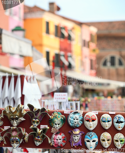 Image of Venetian carnival masks