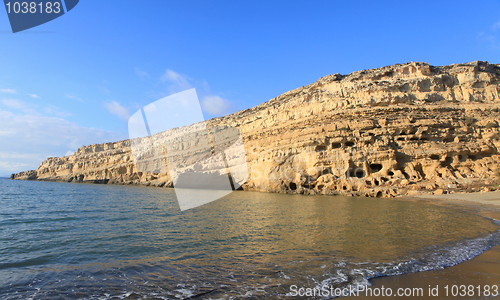 Image of Matala beach afternoon