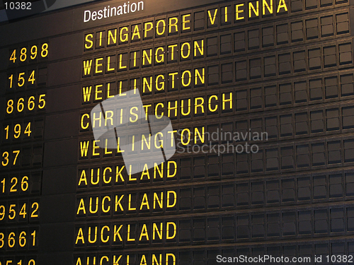 Image of Departures Board