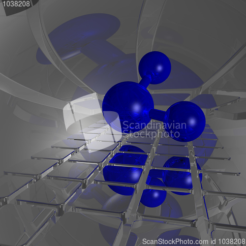 Image of h2o molecule