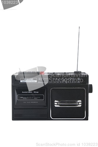 Image of Vintage radio cassette recorder