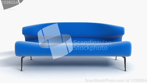 Image of sofa 3D rendering