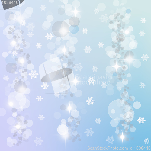 Image of Winter lights background