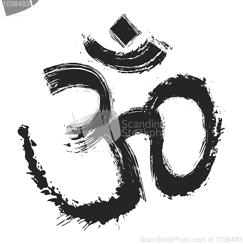 Image of Artistic om symbol