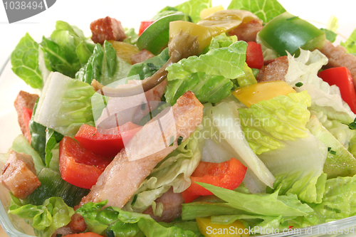 Image of Mixed salad with strips of turkey