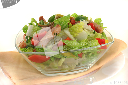 Image of Mixed salad with strips of turkey