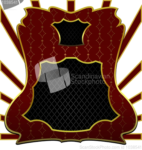 Image of Luxurious illustration the decorative emblem form