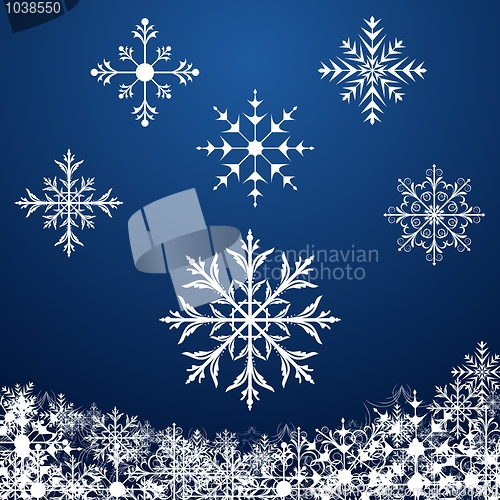 Image of Set snowflakes