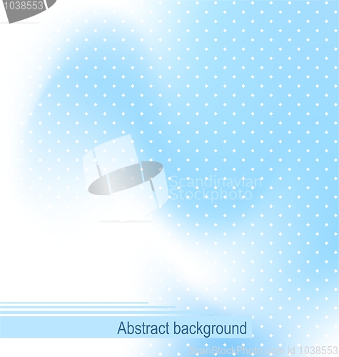 Image of Illustration the blue abstract techno cover design