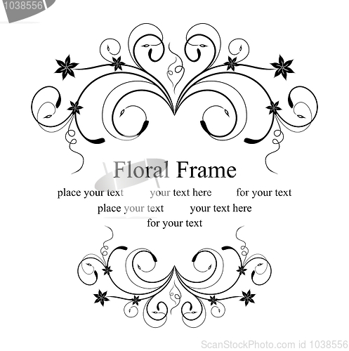 Image of floral frame