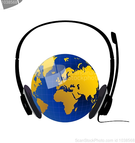 Image of Planet and headset