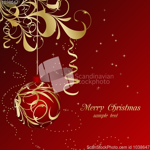 Image of elegant christmas background