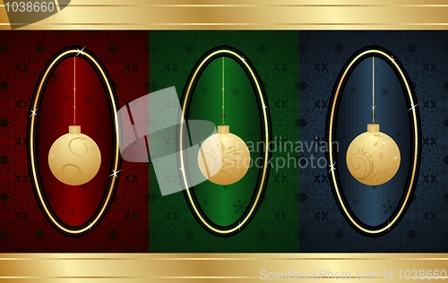 Image of Set Christmas balls