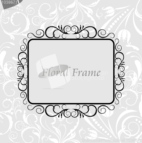 Image of Floral frame