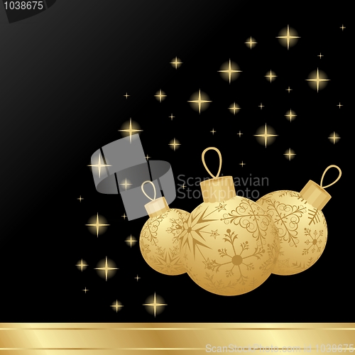 Image of Illustration set Christmas balls