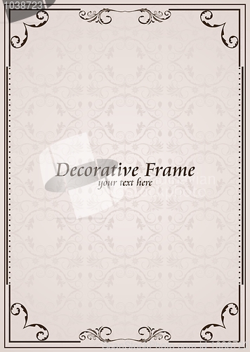 Image of Vector ornate frame