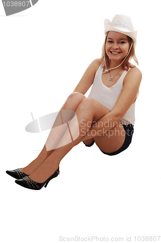 Image of Girl with hat.