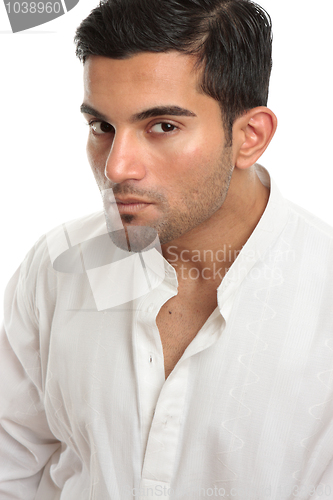 Image of Handsome masculine man face