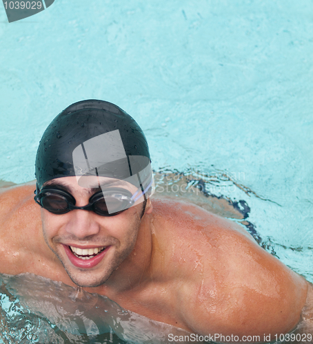 Image of Male swimmer