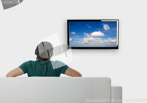 Image of Watching tv