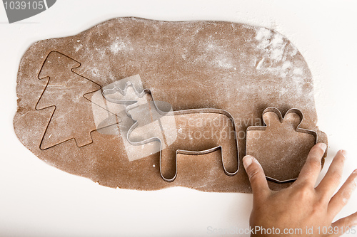 Image of Baking gingerbread cookies