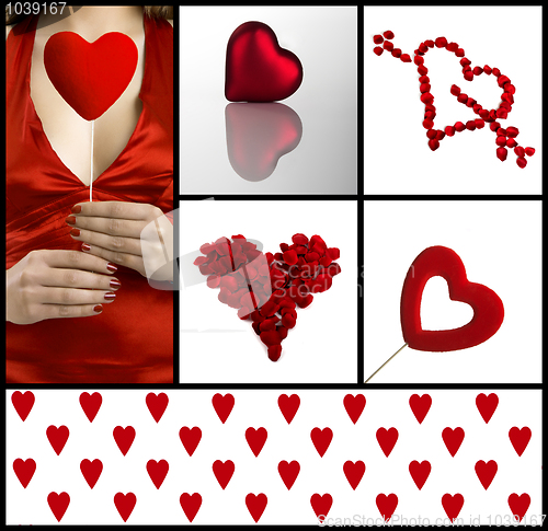 Image of Valentine collage