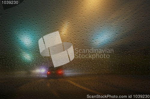 Image of Bad weather in traffic