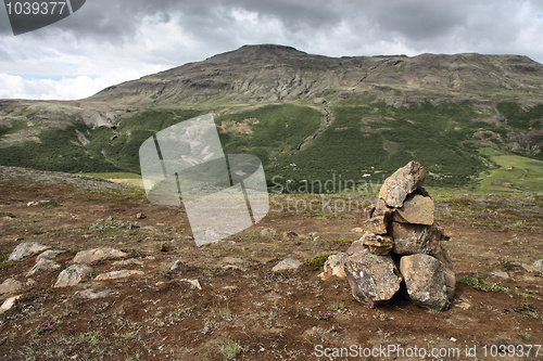 Image of Hiking trail in Iceland