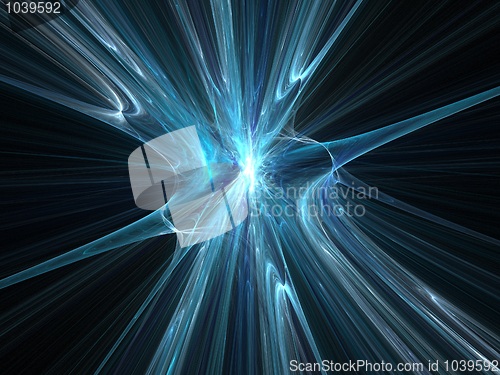 Image of Blue explosion