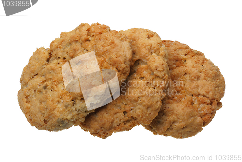 Image of A stack of cookies, isolated