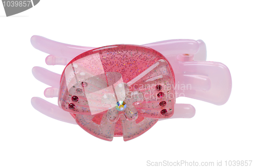 Image of Pink hairclip, isolated