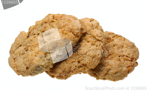 Image of A stack of cookies, isolated