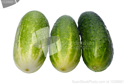 Image of Cucumbers, isolated