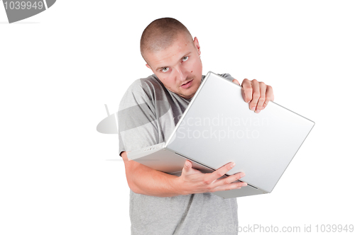Image of Man isolated on white