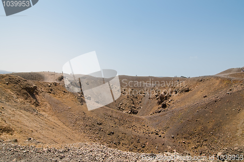 Image of Santorini volcano