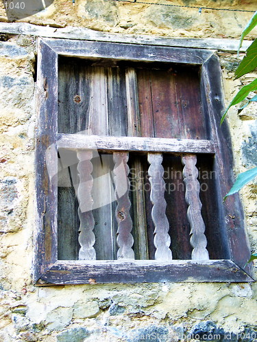 Image of Window Old. Kakopetria. Cyprus