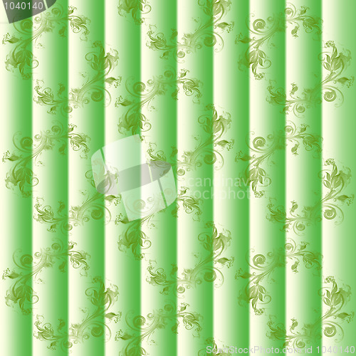 Image of Seamless wallpaper of classic floral pattern