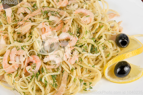 Image of Pasta with shrimps