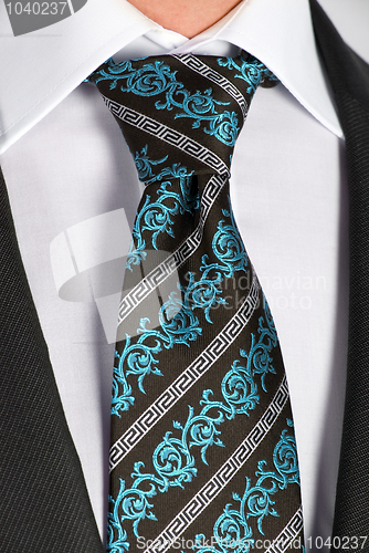 Image of closeup businessman suit
