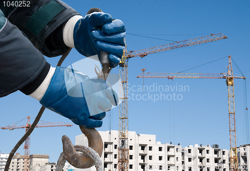Image of crane hook