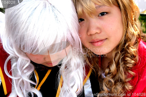 Image of Korean students dressed as Japanese TV characters