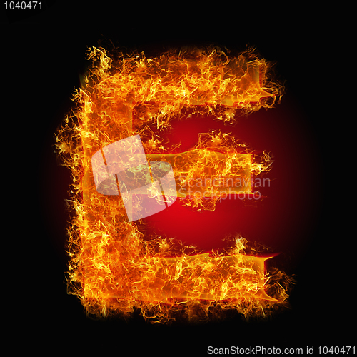 Image of Fire letter E