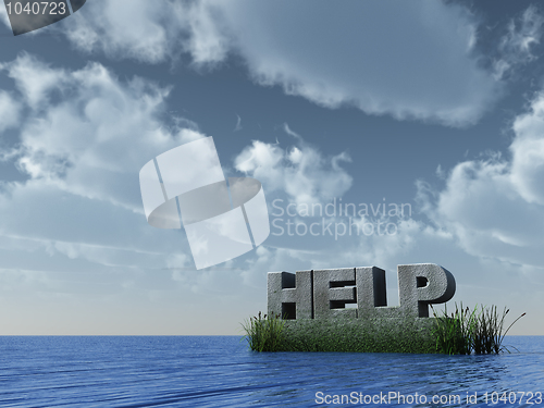 Image of help monument
