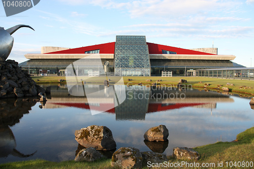 Image of Modern airport concourse