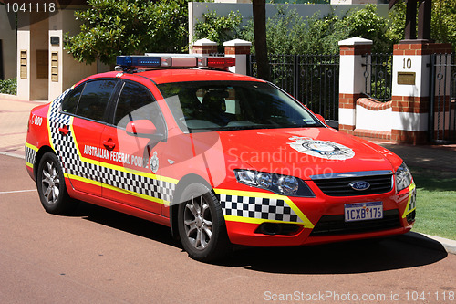 Image of Ford Falcon police car