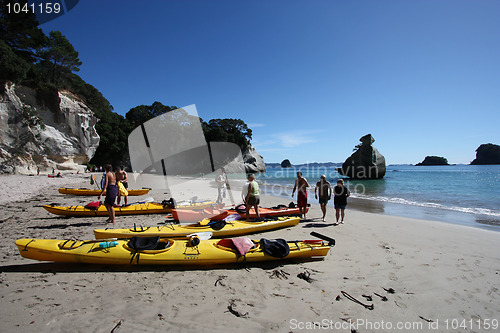 Image of Sea kayaking